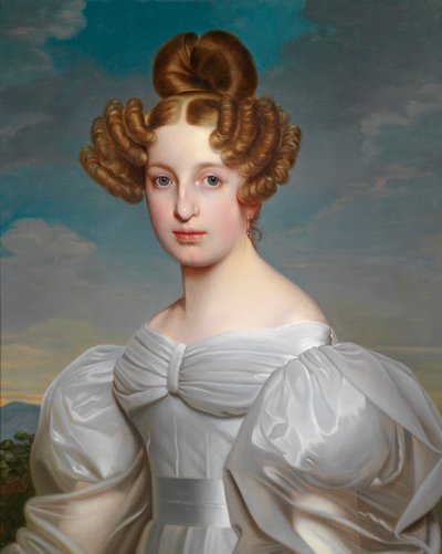 Porträt der Elise Dorothea Friederike, Freifrau von Schaezler, geb. Freifrau von Süsskind (1810–1831) von Ernst Thelott